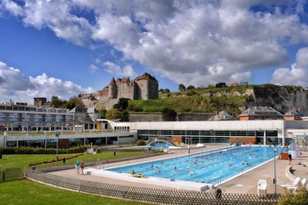 Bel Appartement Vue Mer Centre-Ville, Face Plage Dieppe Buitenkant foto