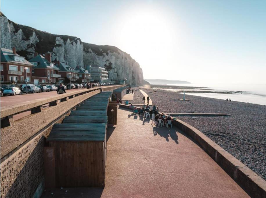 Bel Appartement Vue Mer Centre-Ville, Face Plage Dieppe Buitenkant foto